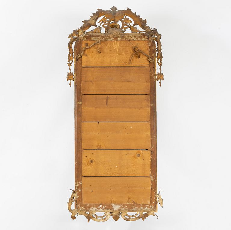 Spegel med konsolbord, nyrokoko, 1800-talets andra hälft.