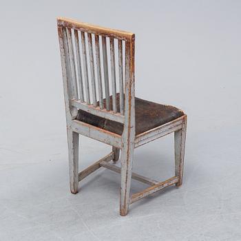 A Swedish chair, early 19th century.