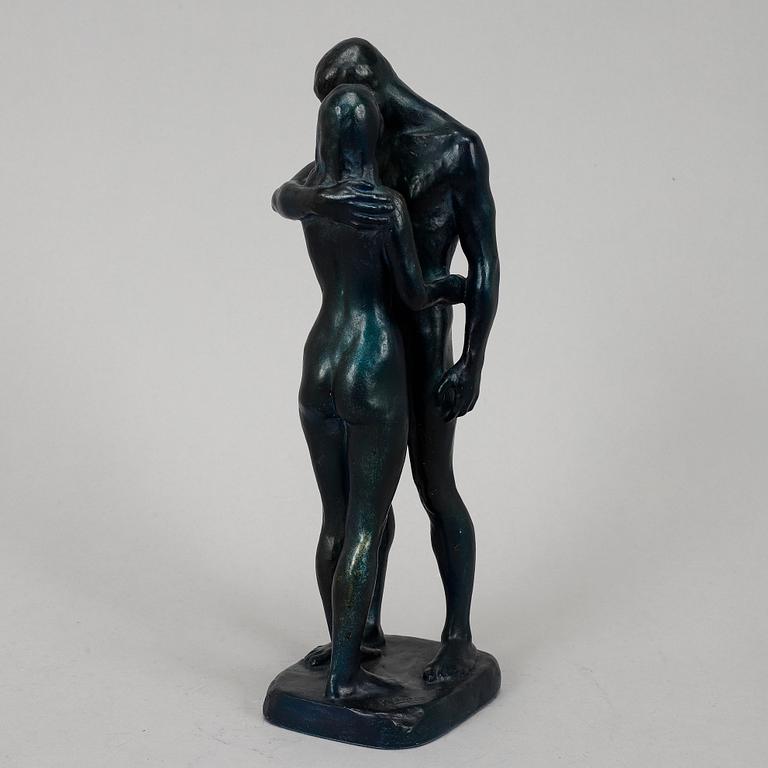 Gudmar Olovson, sculpture, plaster, signed.