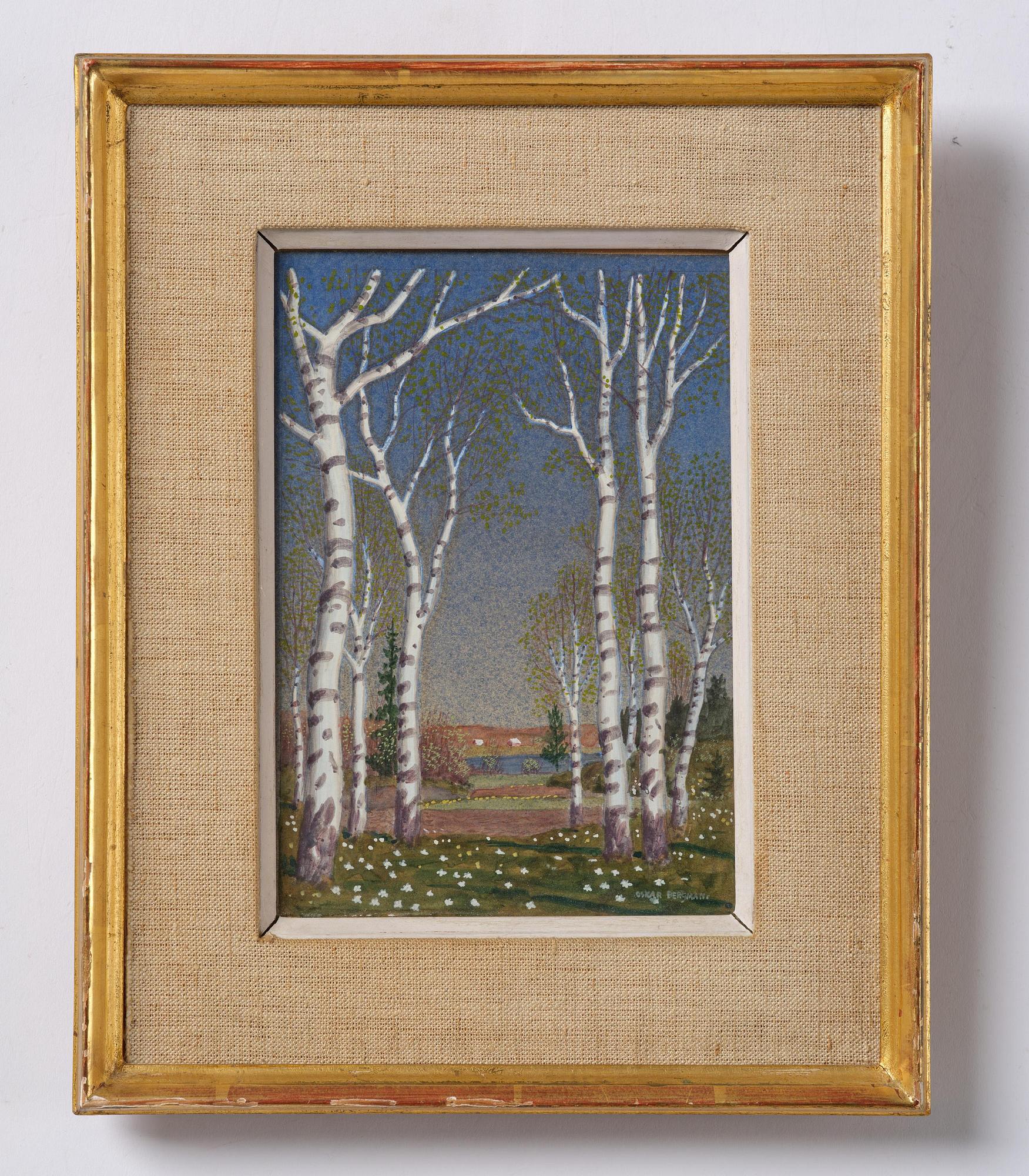 Oskar Bergman, Birch Trees.