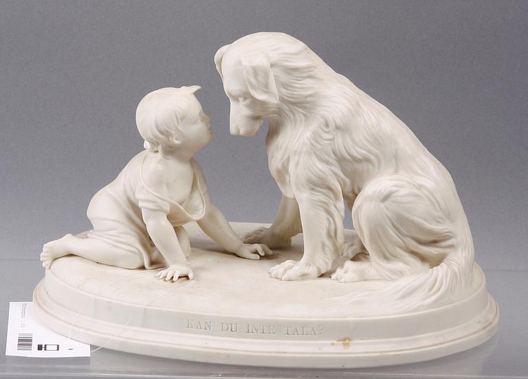 FIGURIN, parian, Gustafsberg 1899.