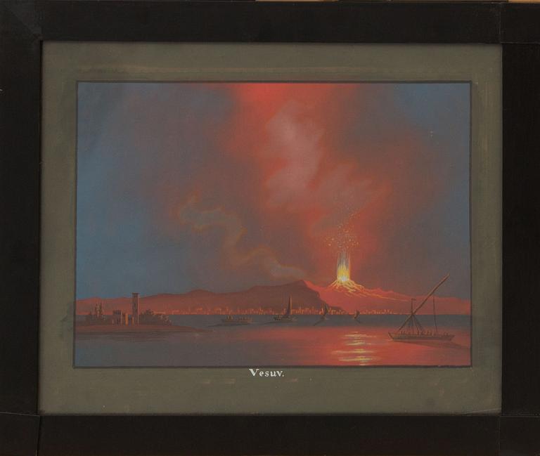 OKÄND KONSTNÄR, gouache, 1900-talets första hälft.