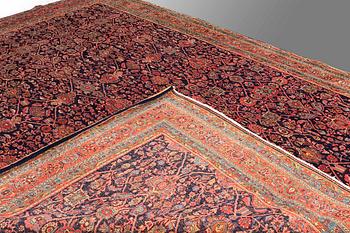 A CARPET, semi-antique, Bidjar, Around 405 x 310 cm.