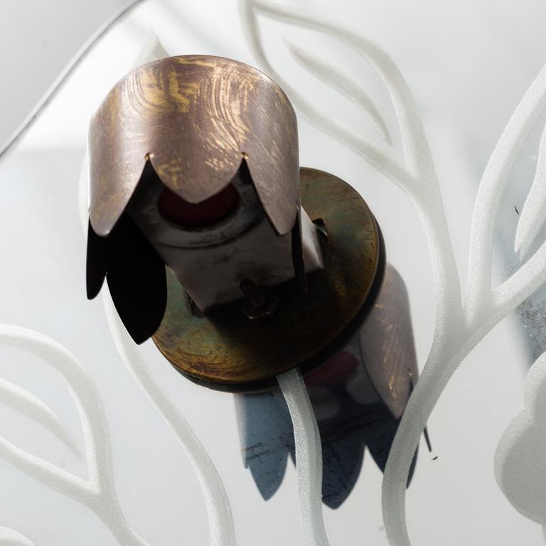 A Swedish Modern ceiling lamp, 1930-40's.