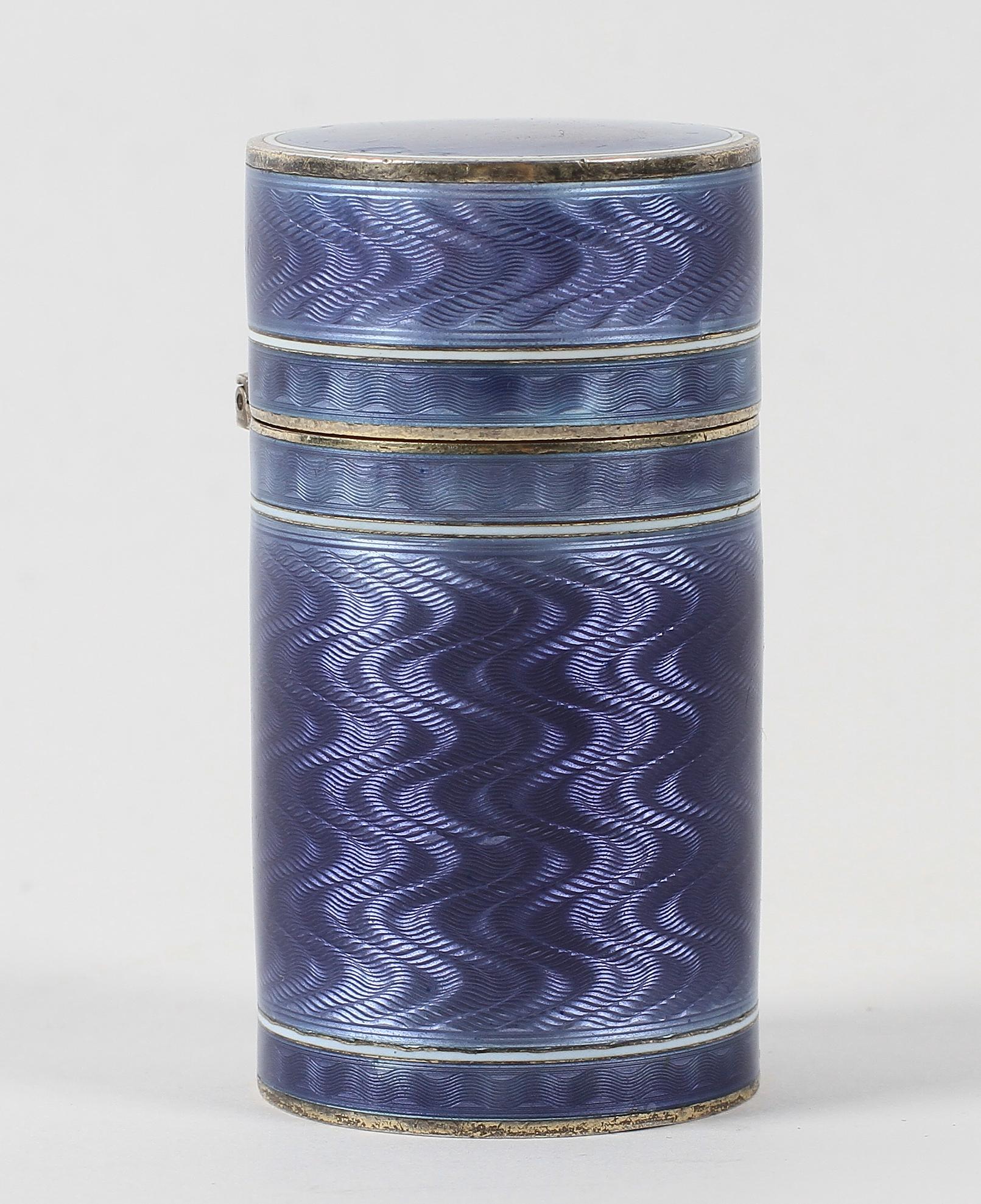 DOSA, emaljerat silver, David-Andersen, Norge, tidigt 1900-tal.