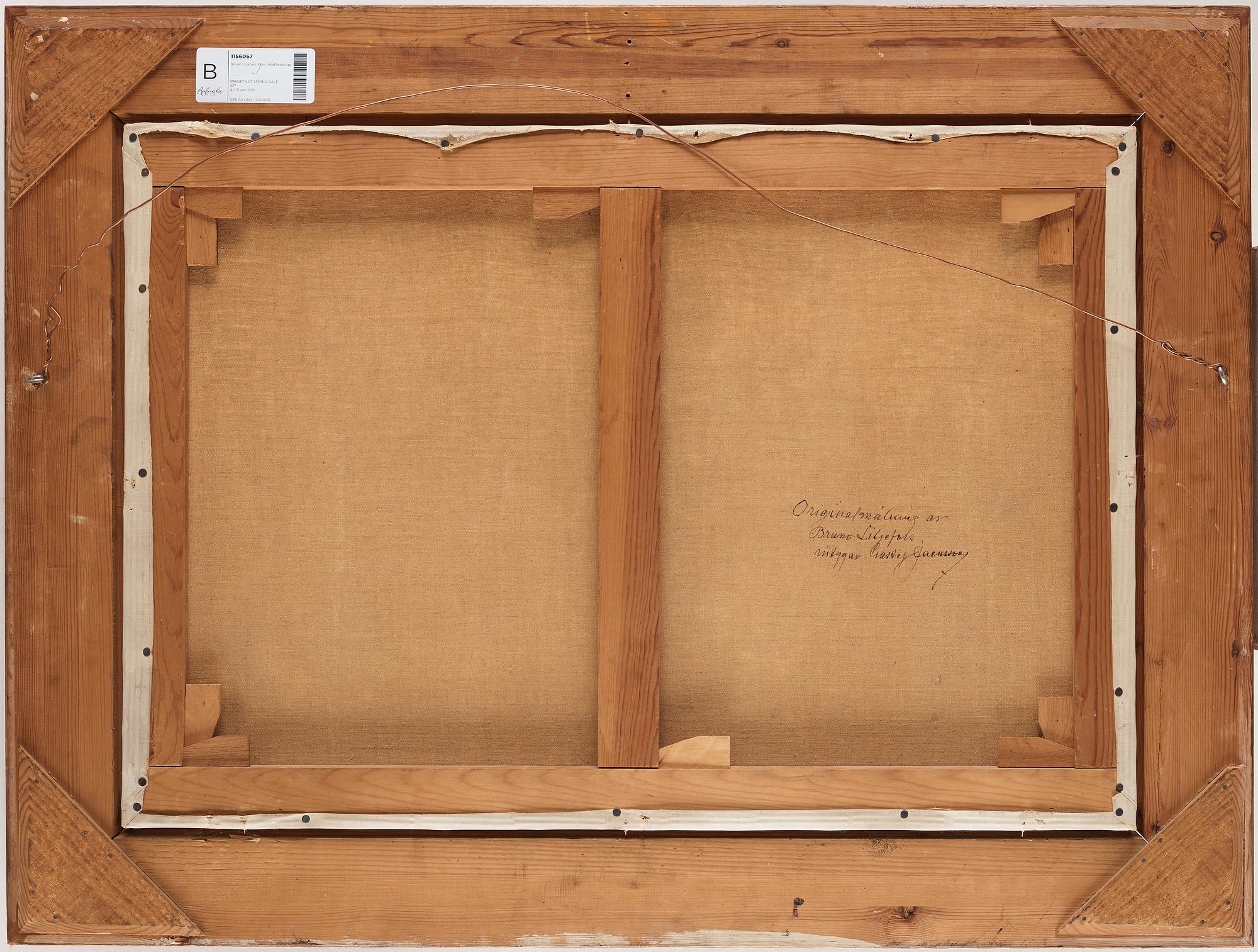 Bruno Liljefors, Fox in a fall landscape.