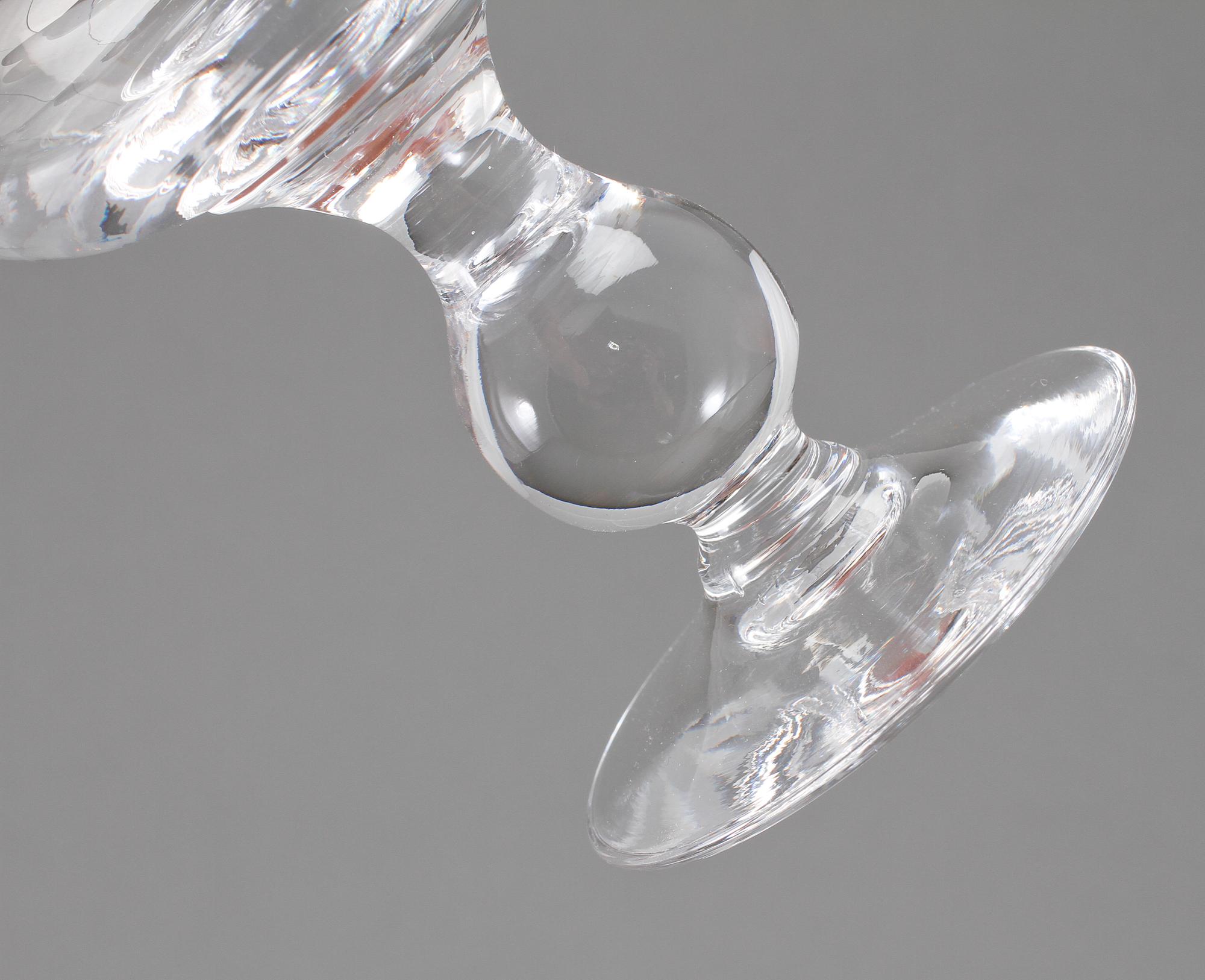 GLASSERVISDELAR, 27 st, "H 40", Erik Höglund, Boda, 60/70-tal.