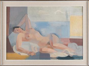 Kalle Kuutola, Liggande naken modell.