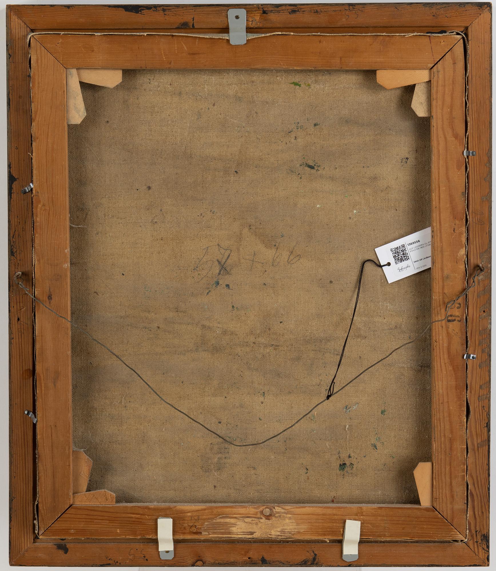 Alf Lindberg, oil on canvas, signed and dated _44.