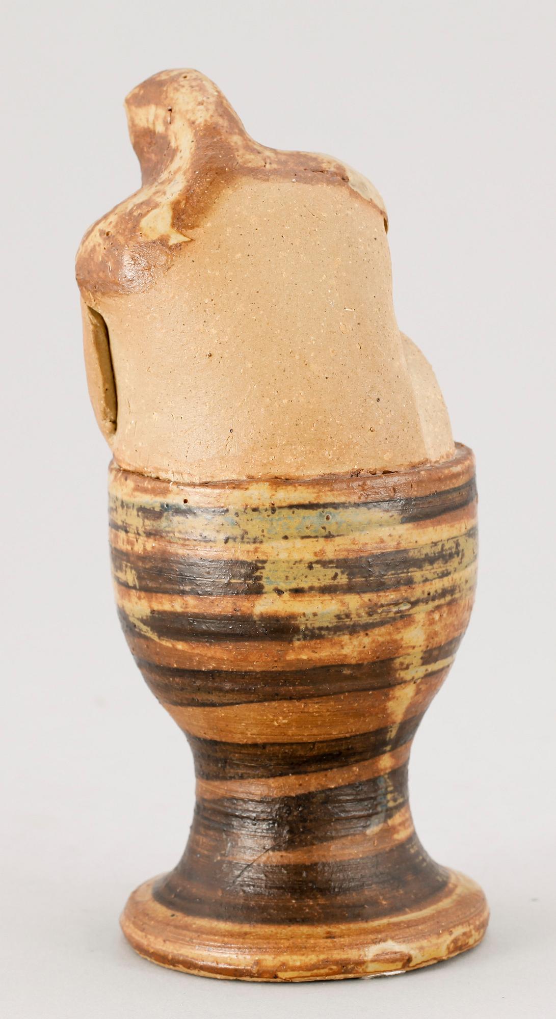 FIGURIN. Stengods, sign Lisa Larson, dat -84, Gustavsberg.