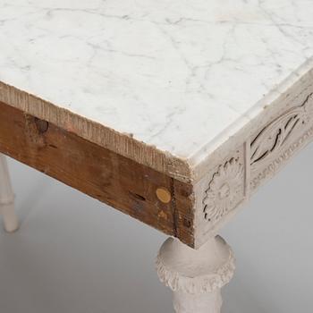 A late 18th century Gustavian console table Stockholm.