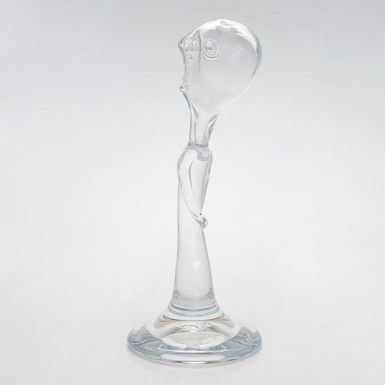 Johannes Rantasalo, a glass sculpture, signed 2008.