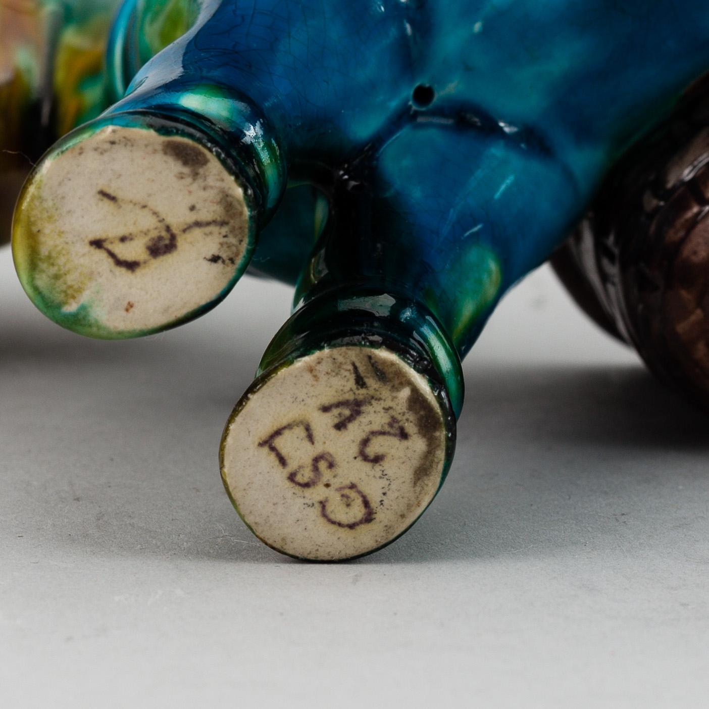 GUNNAR NYLUND, häst, kamel och åsna, Rörstrand 1900-talets mitt.