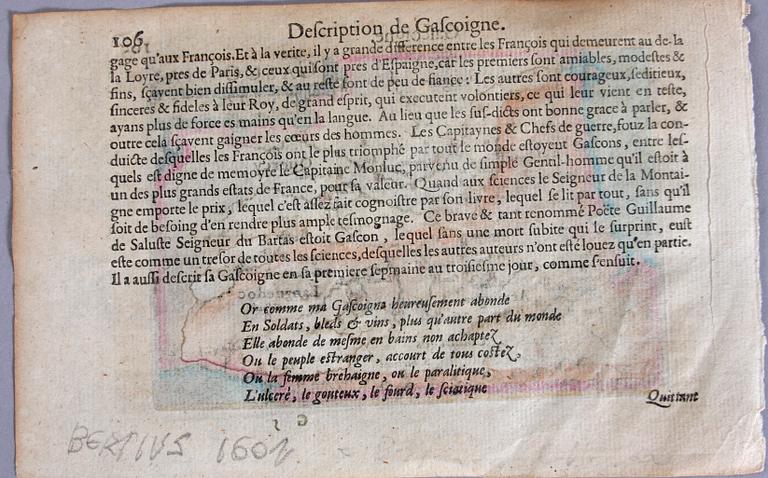 KARTOR, 3 st, Buffier, 1781 O 1807, Bartius 1602.