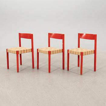 Axel Larsson, chairs, 7 pcs, for Balzar Beskow, 1970s,.