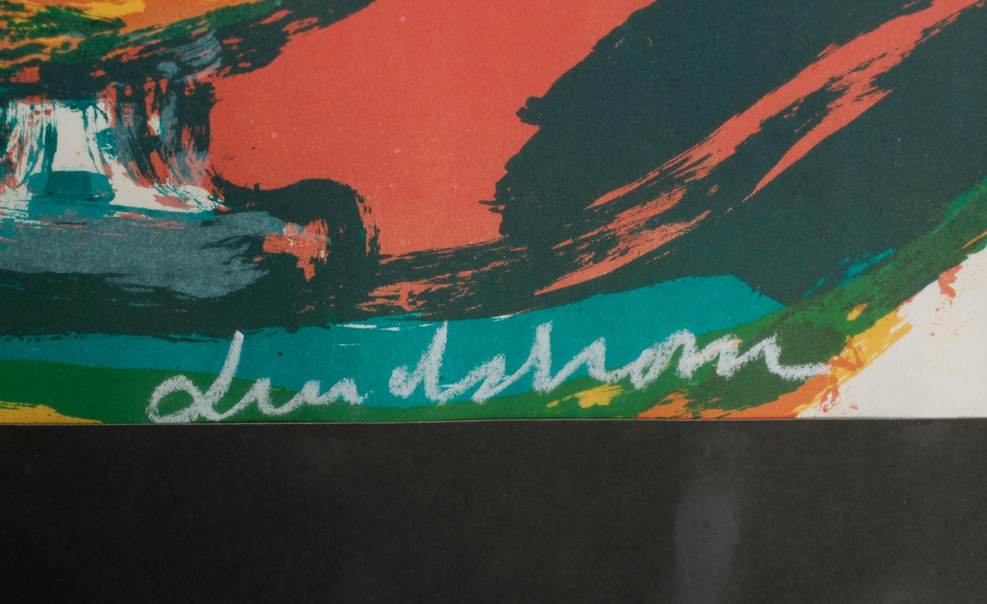 BENGT LINDSTRÖM, färglitografi, sign o numrerad.