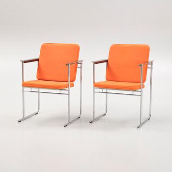 Yrjö Kukkapuro, karmstolar, 6 st, "Skaala 474", Avarte, sent 1900-tal.