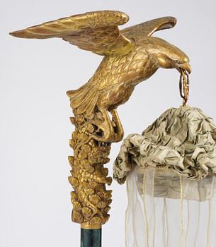 A pair of Art Deco chinoiserie floor lamps, 1920's.