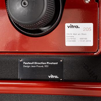 A Fauteuil Direction Pivotan office chair by JEAN PROUVÉ for VITRA.