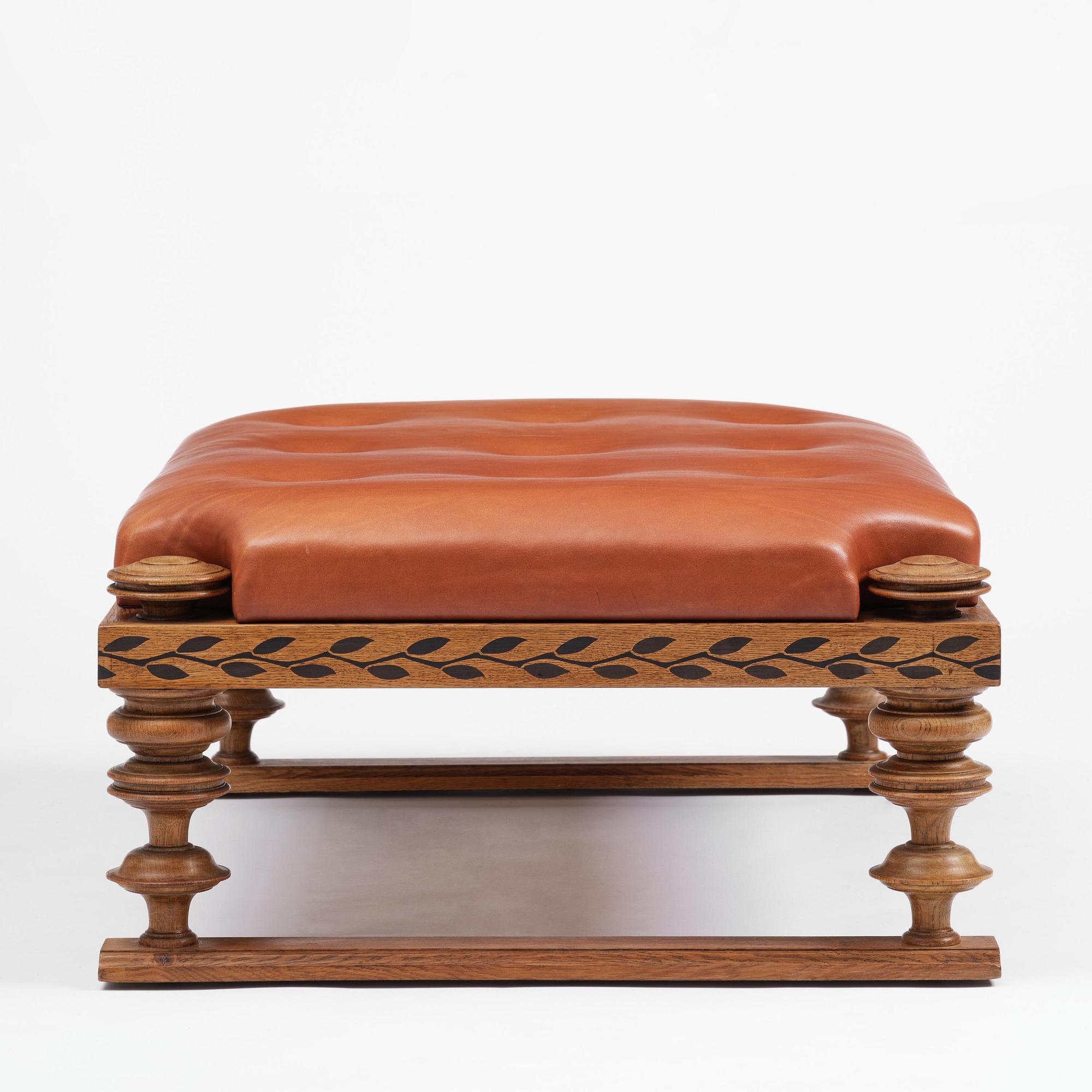 Niels Holger Rasmussen, taburett, Danmark, ca 1924-27.