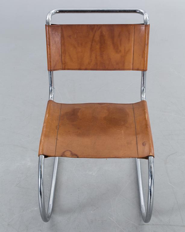 A MIES VAN DER ROHE MR10 CHAIR, THONET.