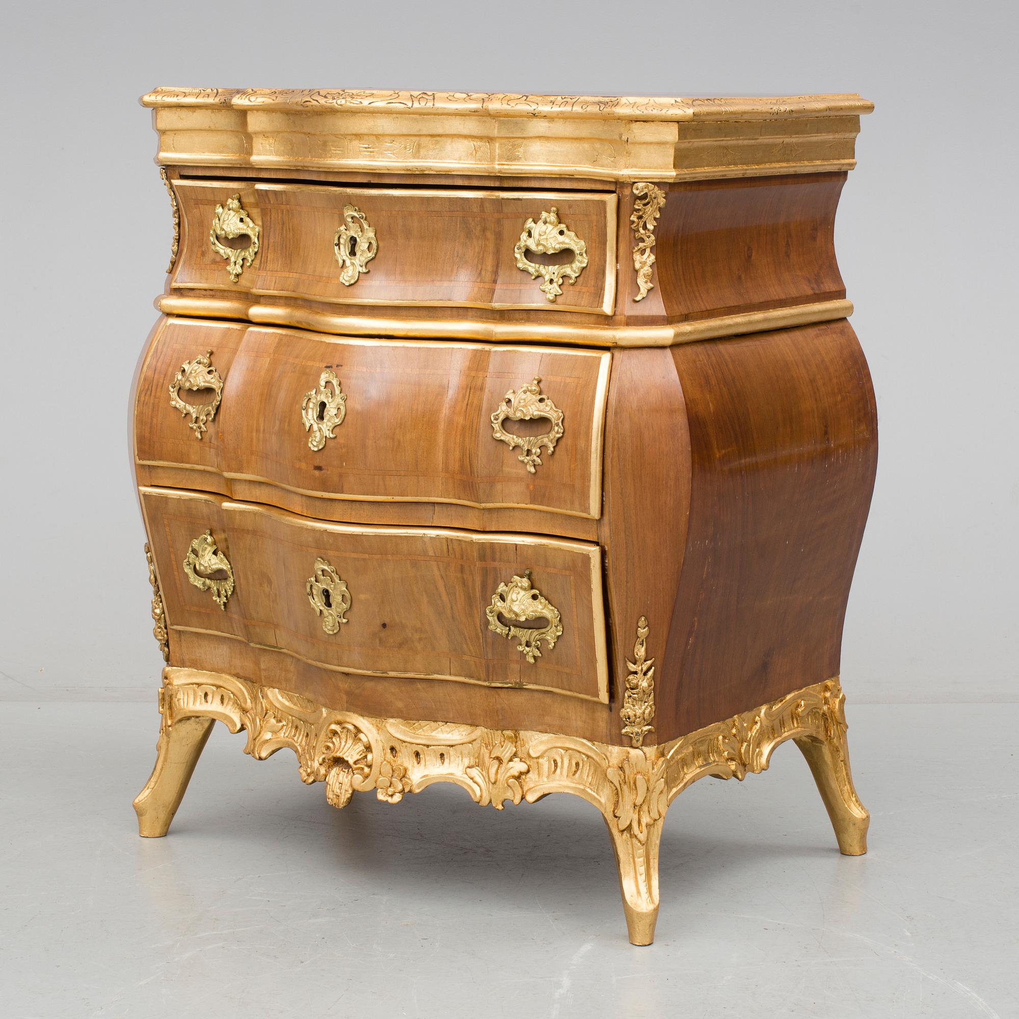 BYRÅ, Rokoko, M Ortmans art, 1700-talets andra hälft, Danmark.