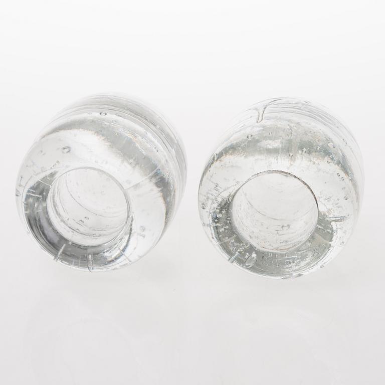 TIMO SARPANEVA, A set of six glass candleholders of the Arkipelago-series for Iittala.