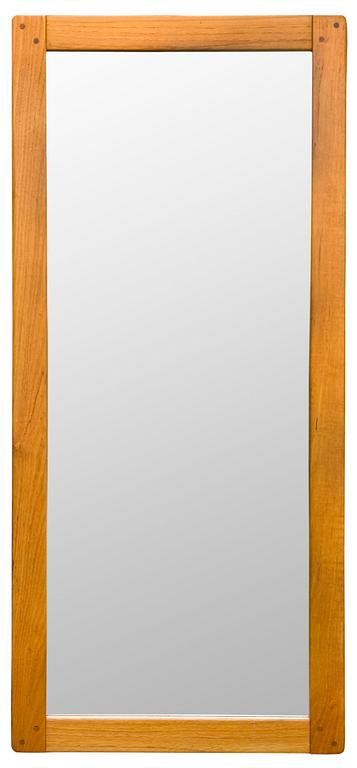 A PINE FRAMED MIRROR,