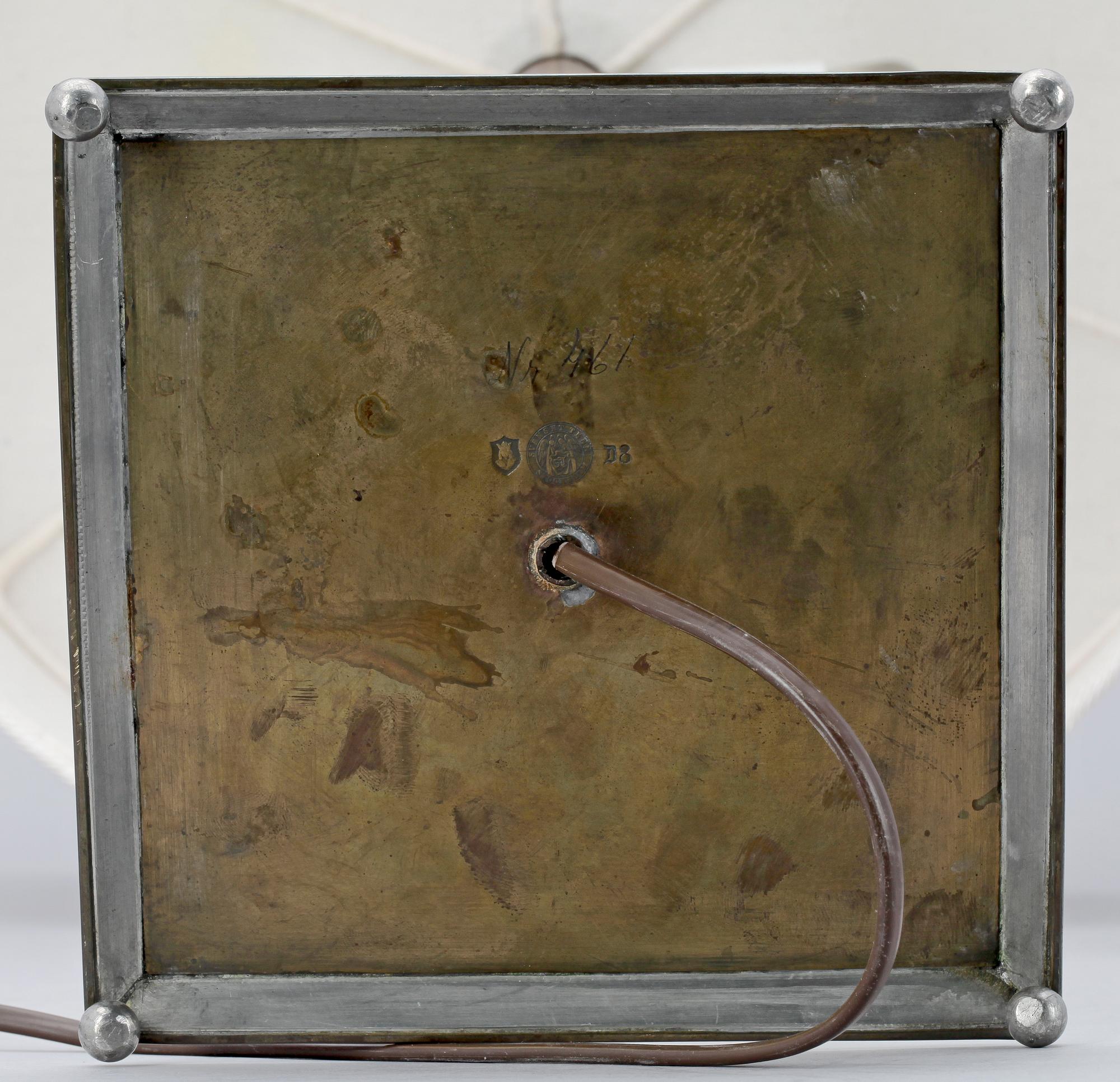 BORDSLAMPA, Nils Fougstedt, Svensk Tenn, 1930.