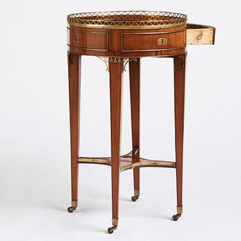 Bord, tillskrivet Carl Diedric Fick (mästare 1776-1806 i Stockholm), Sengustavianskt.