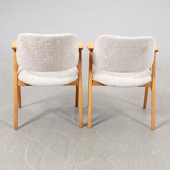 Armchairs, a pair, second half of the 20th century.