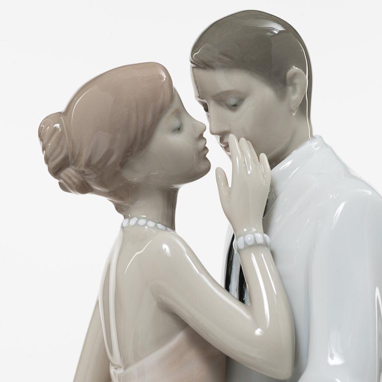 Lladró, figurin, "Moonlight love", Spanien.