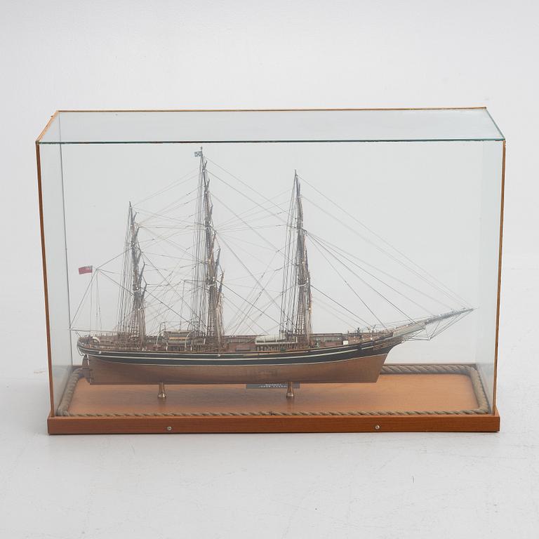 A model ship, 'Cutty Sark', 1979.