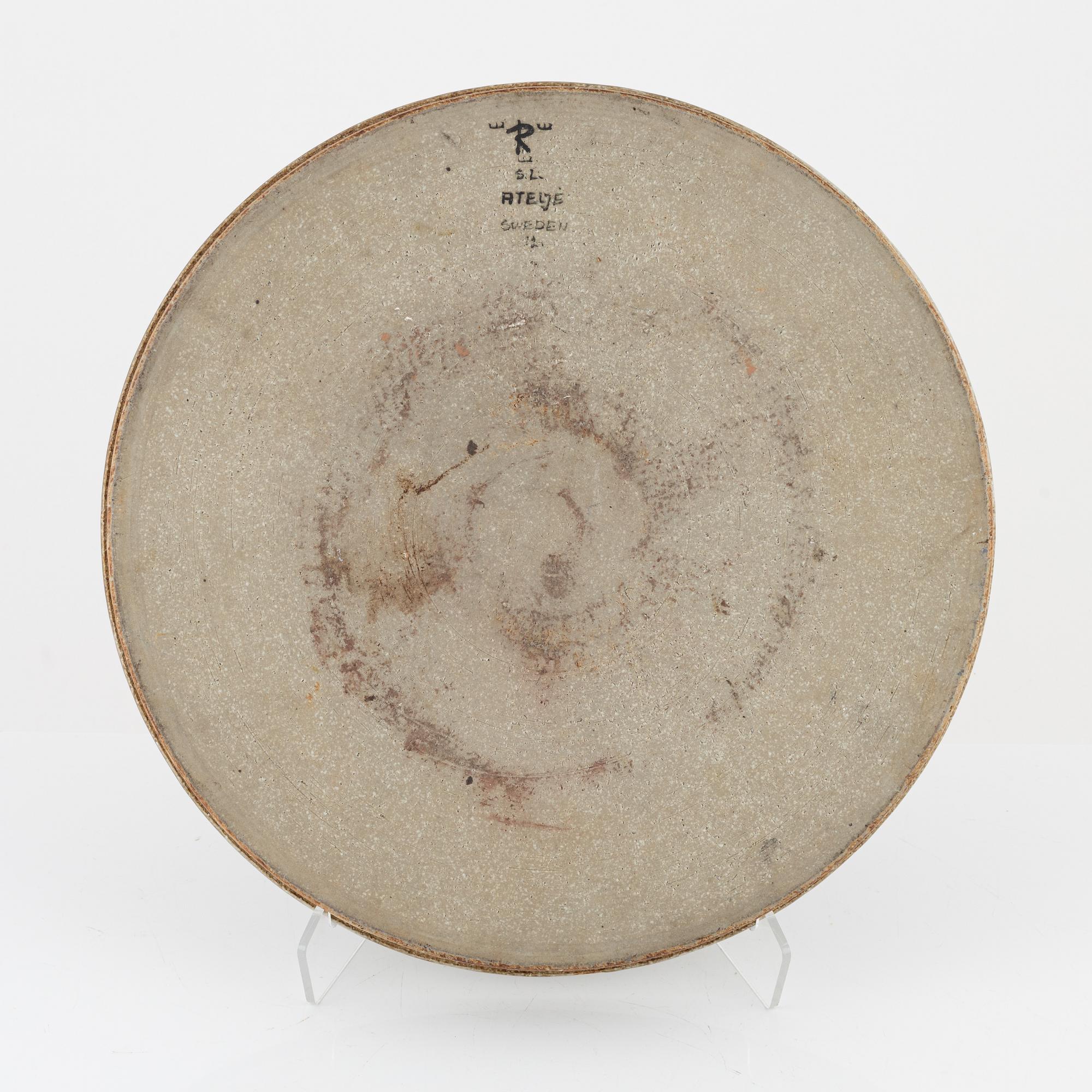 Sylvia Leuchovius, fat, stengods, Rörstrand.