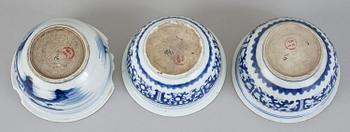 YTTERFODER, 3 st, porslin, Kina, 1800-tal.