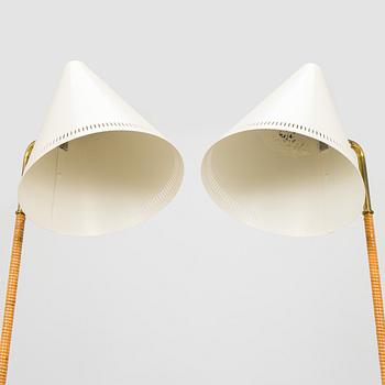 Paavo Tynell, a pair of mid-20th century K10-10 floor lamps for Taito Finland.