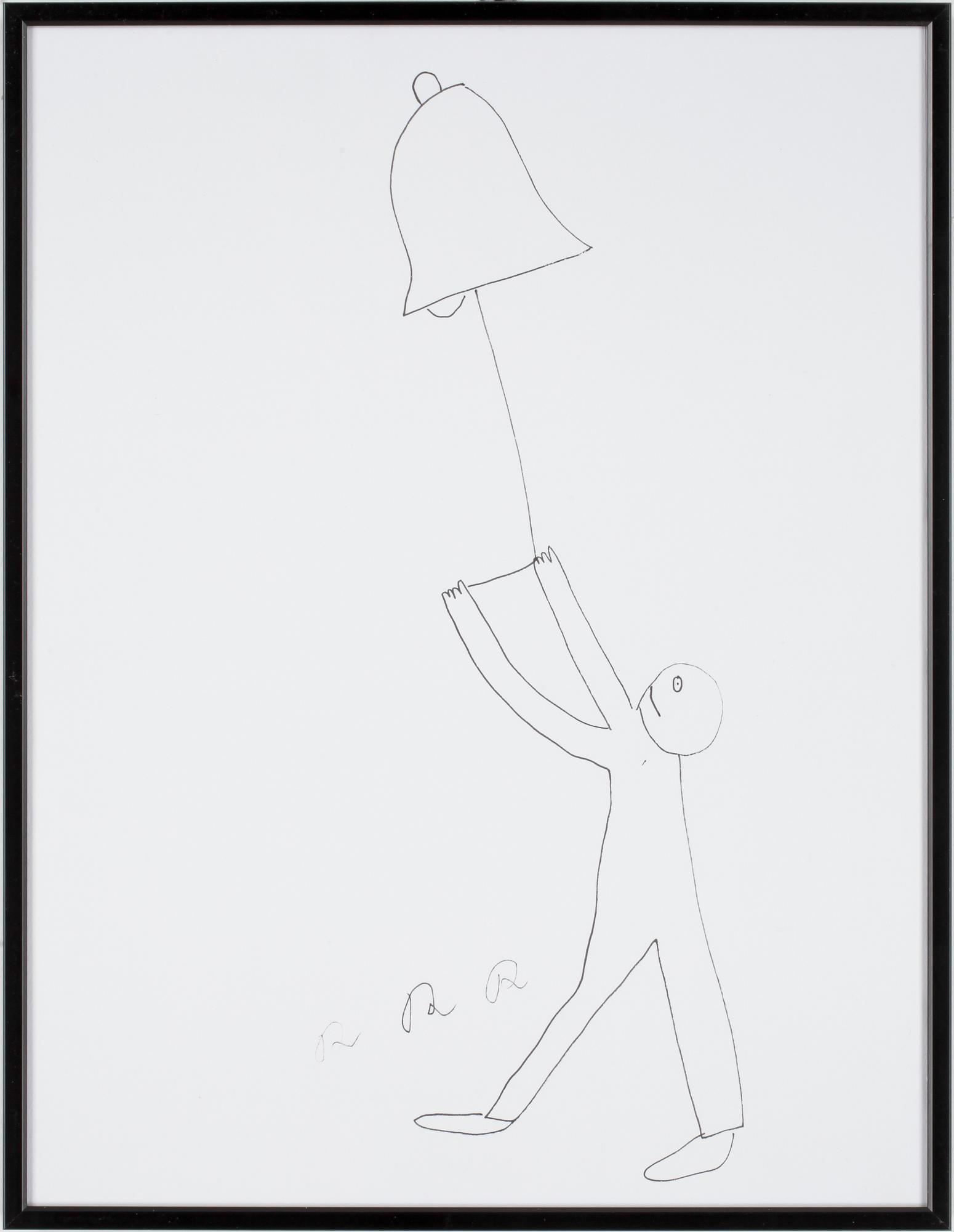 ROGER RISBERG, tuschteckning, sign.