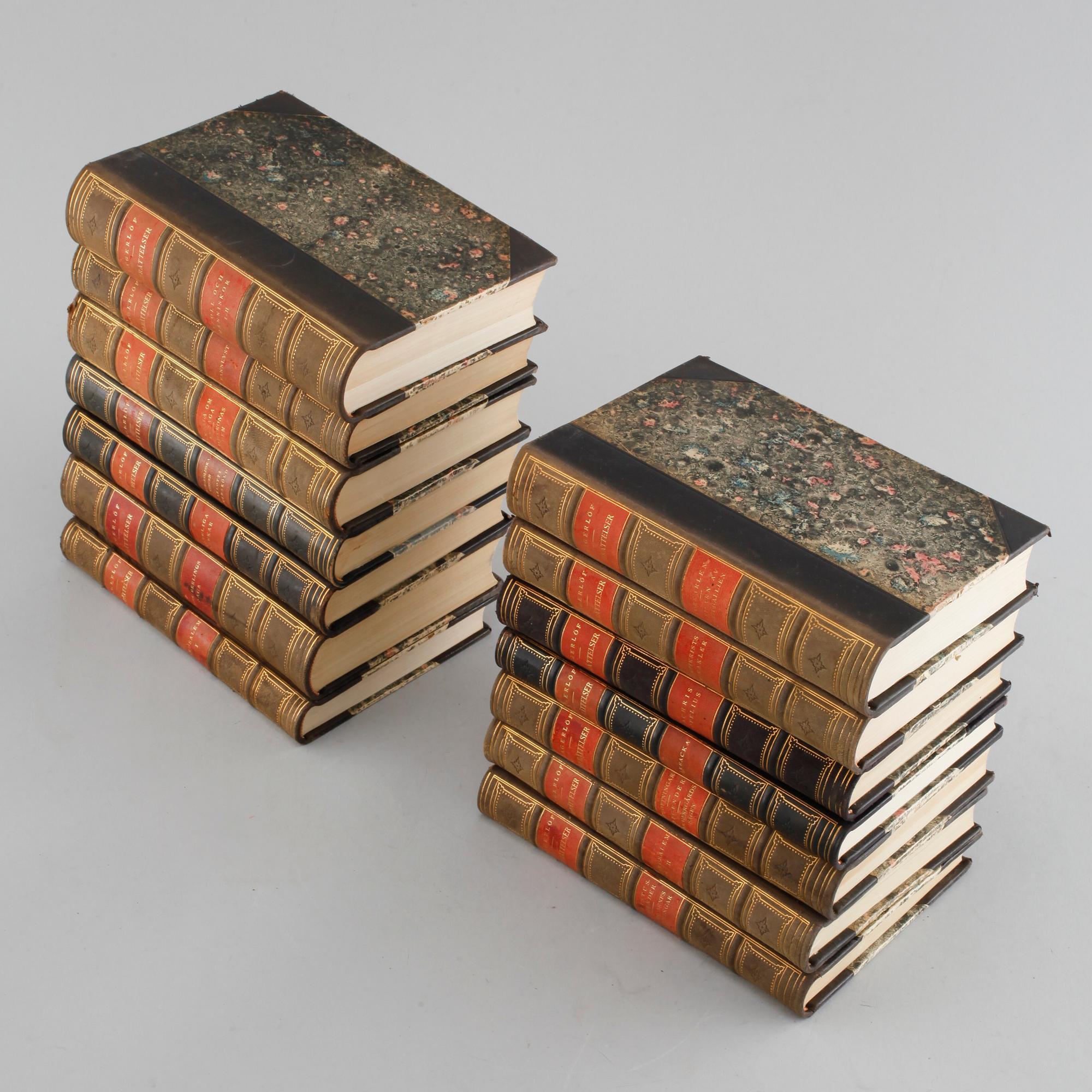 14 books by Selma Lagerlöf, 1920s.