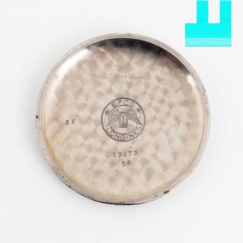 Longines, single button flyback-chronograph, "Oversized".