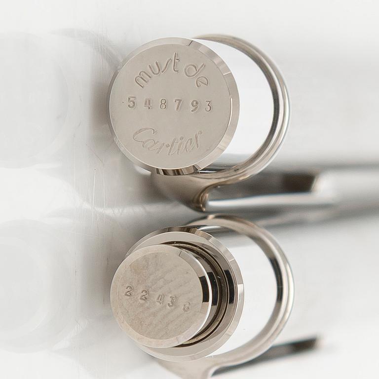 Cartier, pennor, 2 st, "must de Cartier".