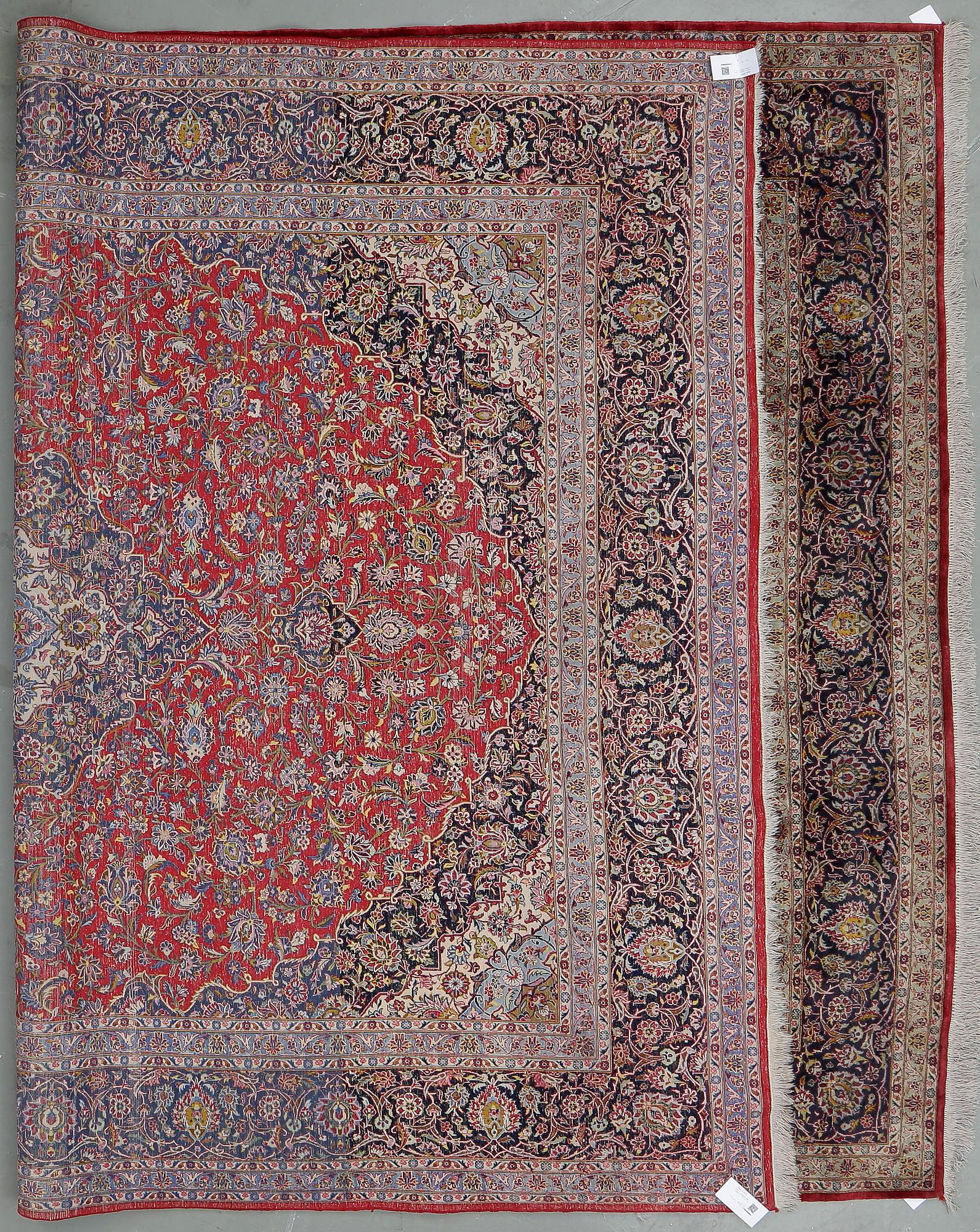 MATTA, semiantik, silke, Keshan. Ca 305 x 217 cm.