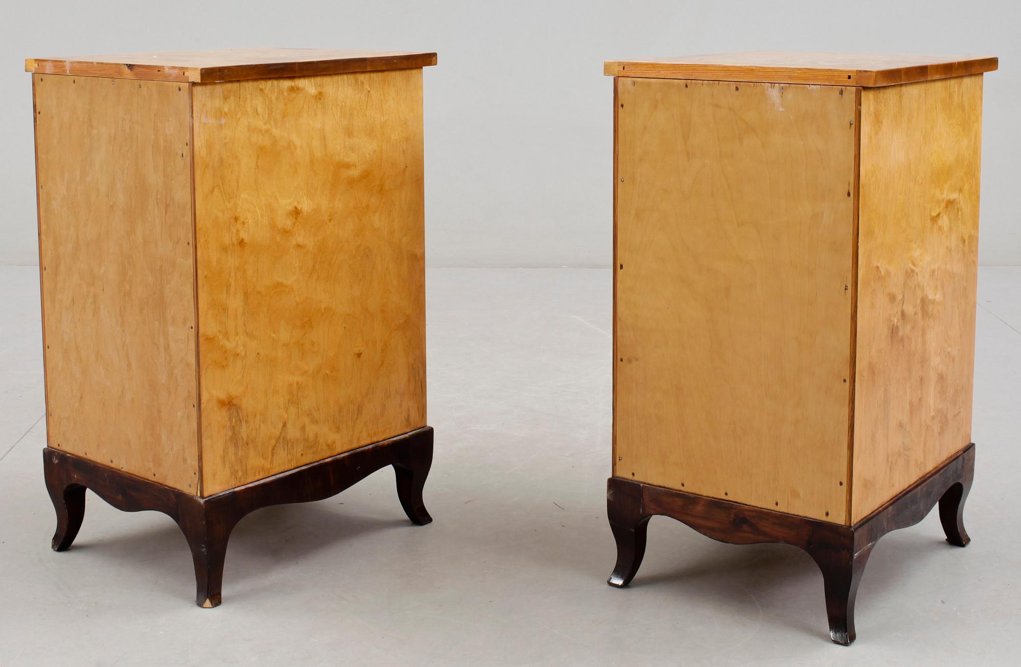 NATTDUKSBORD, ett par, 1940-tal.