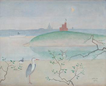 678. Einar Jolin, View over Kastellholmen, Stockholm.