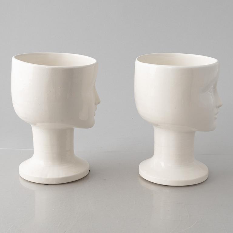 Lisa Larson, vaser, ett par, K-Studion, Gustavsberg.