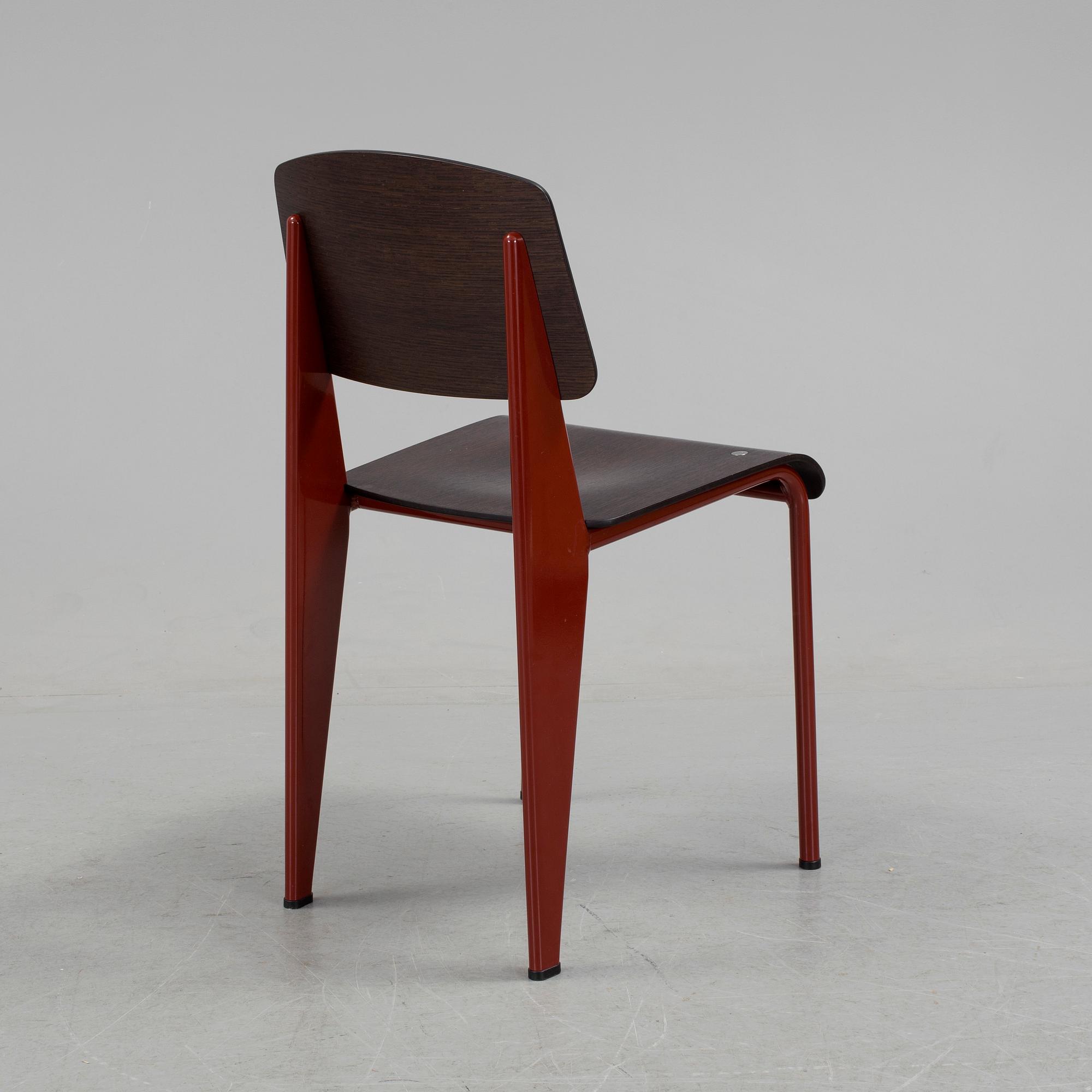 A Jean Prouvé 'Standard' chair for Vitra, 2016.