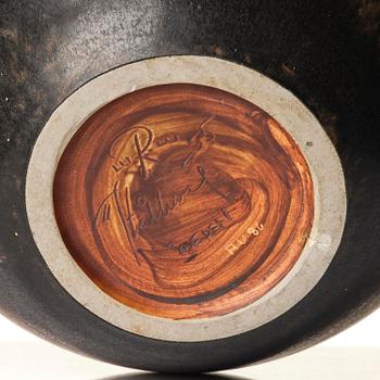 Carl-Harry Stålhane, a unique stoneware floor vase, Rörstrand 1955.