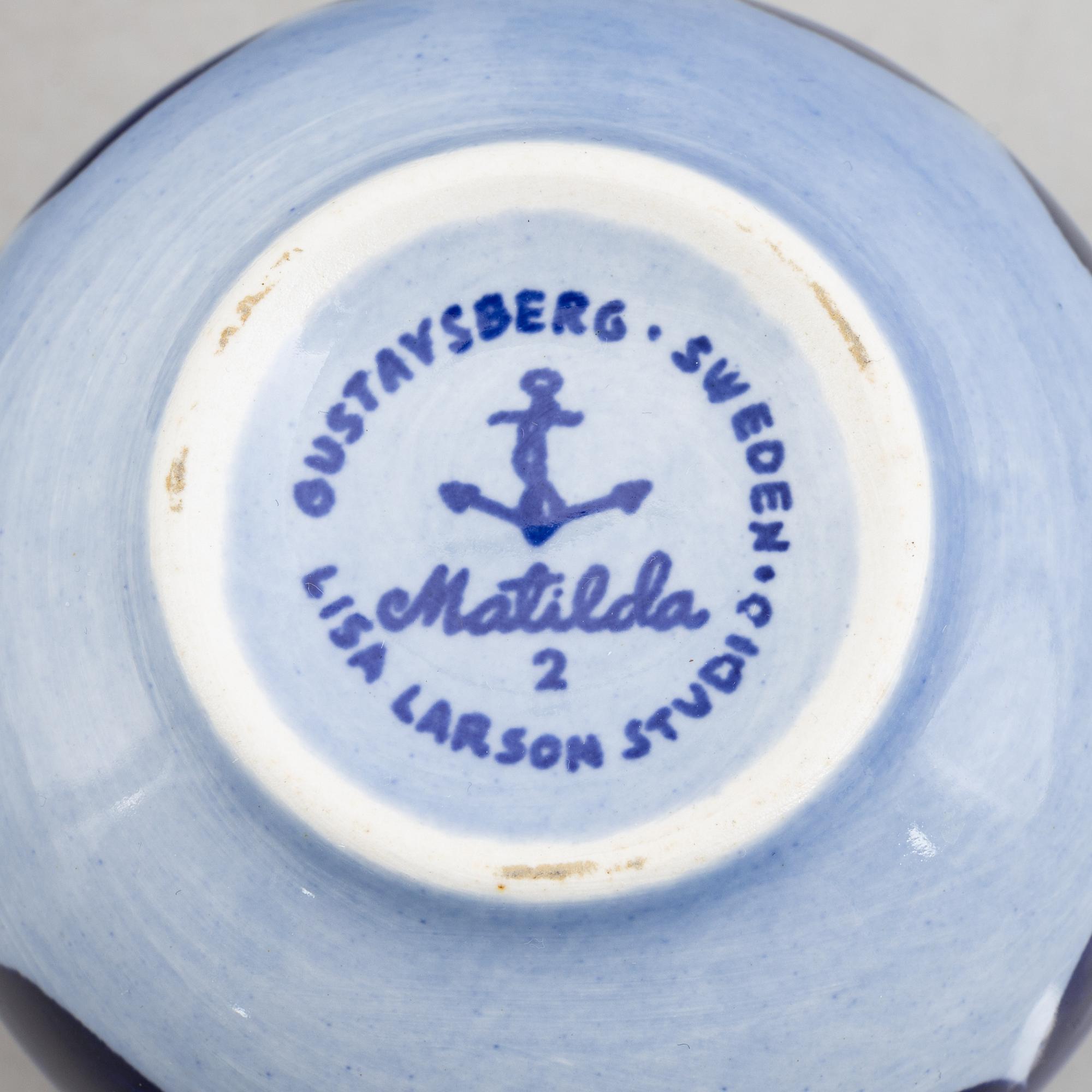 Lisa Larson, 13 servisdelar, "Matilda", Gustavsberg.