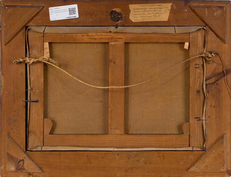 ALFRED BERGSTRÖM, Olja på duk, signerad och daterad -97.