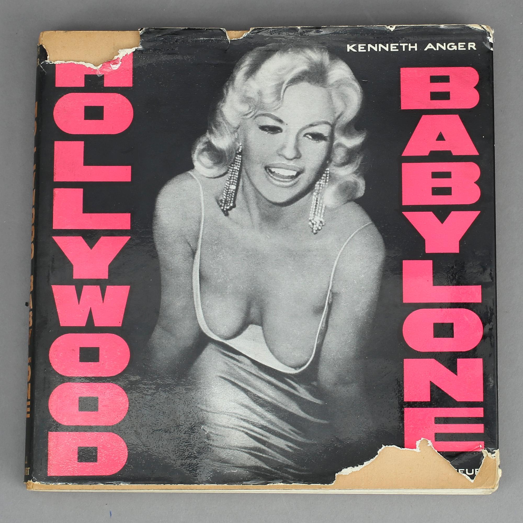 KENNETH ANGER, Hollywood/Babylon, bok, förstautgåva.