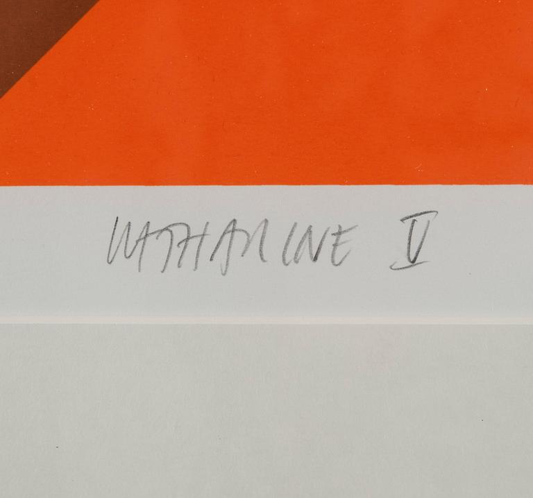 PAUL OSIPOW, serigrafi, signerad, daterad -90 och numrerad 10/100.